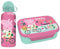 MUST Peppa Pig Sandwichtoaster Set 800 ml+Aluminium-Flasche, einzigartig, 482708