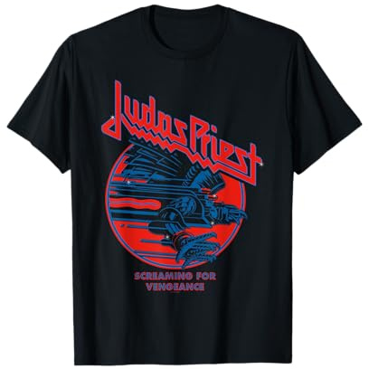 Judas Priest Screaming For Vengeance Blue Eagle Maglietta