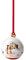 Villeroy & Boch - Annual Christmas Edition Kugel 2022 6,5x6,5x8cm, Premium Porzellan, Sammlerstück