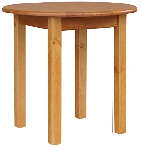 k koma Runder Kiefer Tisch Esstisch Küchentisch Speisetisch massiv Restaurant NEU Alder (70 cm)