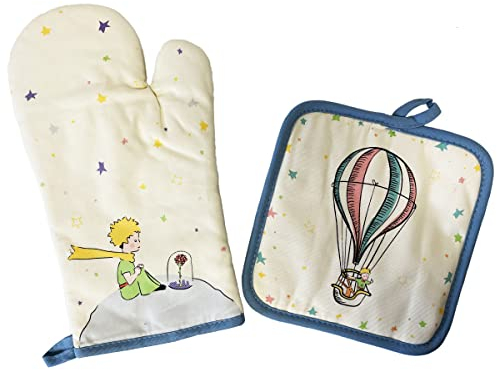 Conjunto Guante de Adulto para Horno y Protector de Mesa Kiub (El Principito)