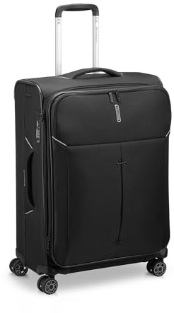RONCATO IRONIK 2.0 Mittelgroßer Koffer 65 cm Erweiterbar - Schwarz