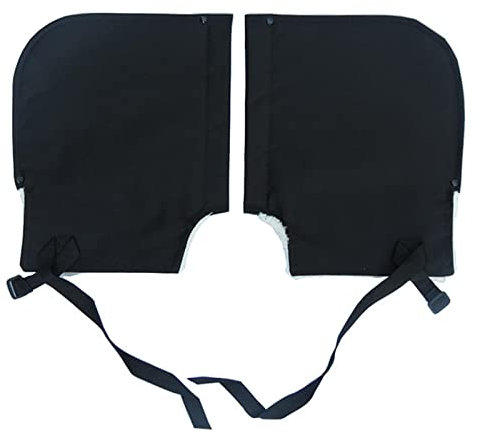 Lambo Gants De Guidon De Moto Chauds, Manchon Scooter Universel, Gants De Moto Hiver, Gants De Protection Guidon pour Conduire dans La Nuit Bloquer Vent Froid Housse De Guidon