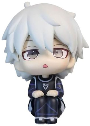 Anjinguang Blue Nagi Seishiro Figur 10cm Blue Lock Action Figure Statue Anime Charakter Nagi Seishiro PVC Figur Sammlung Modell für Fans Handgemachte Desktop Dekoration