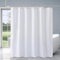 PDSYCB Duschvorhang 90x190cm/BxH Weiße Stoff Plaid Vorhang Digitaldruck Polyester Dusche Anti-Schimmel & Wasserdicht & Waschbar Polyester Stoff Textil Shower Curtains waschbar, mit 12 Haken
