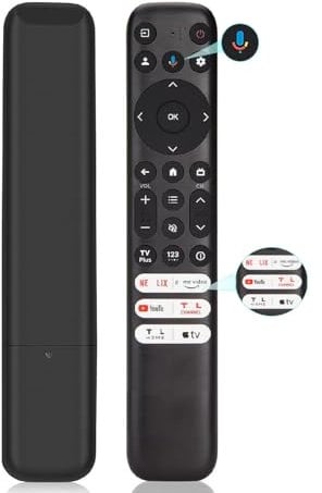 Replacement Voice Remote RC813 for TCL Google TV Q6 Q7 QM8 S3 S4 Q570G S250G Q550G S45G S550G Series UHD QLED 4K Smart TVs