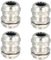 4 PCS PG13.5/M20 Dust Cable Gland, IP68 Grade Waterproof Cable Connector, Brass Wire Glands Joints for 6-12mm Diameter Cable Range