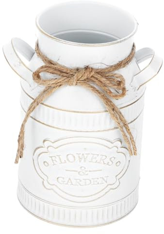 Levemolo Flower Arrangement Vase Metal Bucket Rustic Flower Bucket Home Decor Plant Pot
