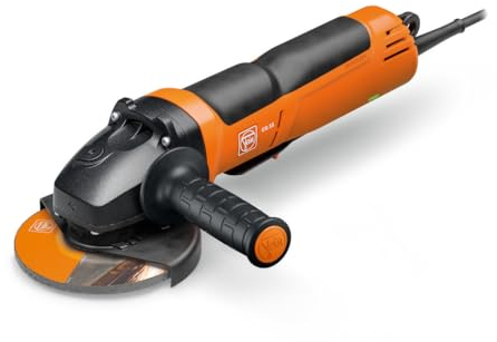 Fein Compact-Winkelschleifer CG 15-125 BLP – Ø 125 mm, 1.500 W, für Entgratarbeiten, Schleifen und Trennen, mit bürstenlosem Motor, Staubresistent, Sanftanlauf und Wiederanlaufschutz
