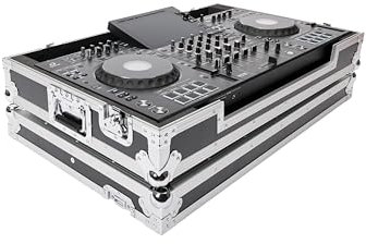 Magma DJ-Controller Case XDJ-AZ/XDJ-XZ, black/silver (Wheels) - DJ Controller Case