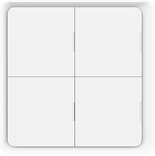 Smart Button, Homekit Button Fernbedienung Smart Switch Wandpaneel Home Assistant für Hub (4 Gang)