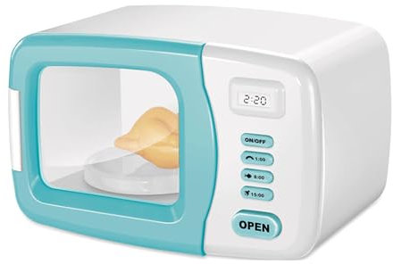Well Home Microondas de juguete con luz