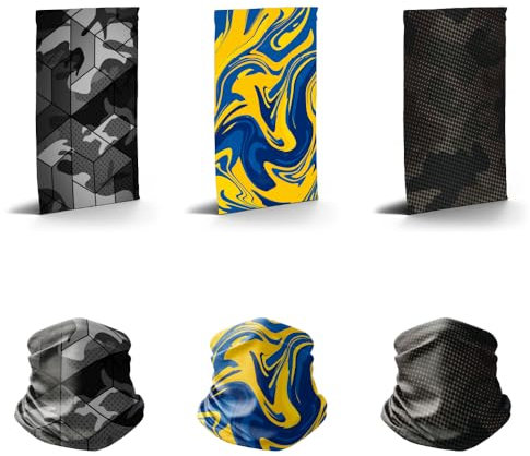 Leichtes Schlauchtuch, Buff, Multifunktionstuch (3), Schwarz , One size