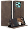 owlhold Coque Honor 400 Lite Cuir PU Premium Fentes Cartes Etui Pochette de Portefeuille avec Fonction Support Case à Rabat Coque Honor 400 Lite - Café