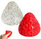 TYFYH 2 Stück Taba Squishy, Erdbeer Squishy Spielzeug, Anti Stress Spielzeug, Squeeze Toy, Erdbeer Quetschspielzeug für Kinder und Erwachsene
