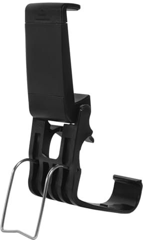 Lurrose Soporte Ajustable para Controlador de Compatible con Xbox One Accesorio de Montaje para Teléfonos Diseño Práctico y Duradero Color Negro