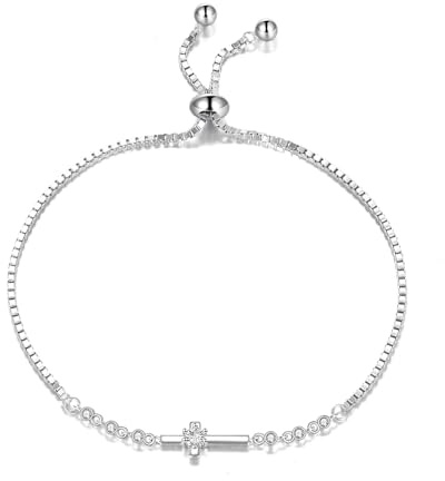 VONALA Armband & Fußkette Set für Damen aus