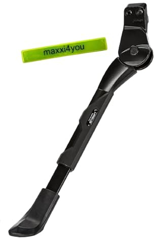 maxxi4you Fahrrad Hinterbauständer King Evo mit 18mm Platte - schwarz inkl Reflexband