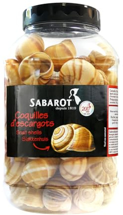Sabarot - Coquilles d'escargots n°10 - Pot de 120 pièces