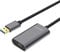 UNITEK USB 3.1 Gen 1 Kabel mit Verstärker/USB Repeater-Kabel mit Signalverstärker/USB A Stecker auf USB A Buchse/ 5 Gbps/Plug&Play, Hot Swap/Aktiv Extension Kabel für Monitor, WLAN, Router, Schwarz
