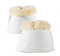 HORZE Signature Hufglocken, Weiß, M