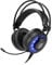 Sharkoon Skiller SGH2 Stereo Gaming Headset (für USB, PC, PS4, 50-mm-Lautsprecher, Extra-Große Ohrpolster, Blaue LED-Beleuchtung, Gefederte Kopfbandaufhängung) schwarz