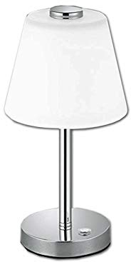 Trio Leuchten 525490106 Emerald, Tischleuchte, 4 Watt, Integriert, Chrom, 15 x 15 x 29 cm