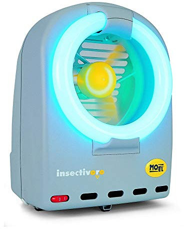 Moel Elettroinsetticida ammazza zanzare ad aspirazione Insectivoro sterilizer 363G con Lampada UV-C 1x32W