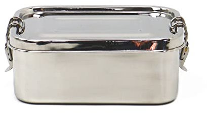Küchenprofi Classic 1002012800 - Edelstahl Brotdose, 17,5 x 13 x 6,5 cm