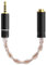 GEEKRIA Apollo 4N OCC and Single-Crystal Silver Upgrade Cable / 4.4MM Balanced Female to 2.5MM Balanced Male Adapter Cord / 4 Cores Conversion Audio Cable (5.1 inches)