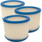 DeClean Filter Lamellenfilter Patronenfilter kompatibel mit NILFISK Serie AERO/ATTIX/Multi / 107402338 ATTIX 30-21 PC - 30-2M PC 3 Stück