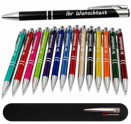 Kugelschreiber mit Gravur - Geschenk hochwertig für jeden. Personalisierter kugelschreiber perfekt als Werbegeschenke, Firmenartikel, Partygeschenke - große Eröffnungen und Messen – Menge: 500