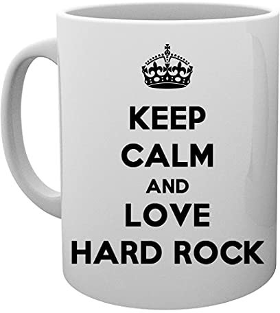 Keep Calm And Love Hard Rock Tazza Mug Cup