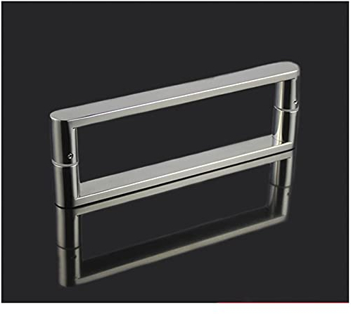 WYZDCP Dusche Türknauf Ersatz-Badezimmer-Türgriff für rahmenlose Glastür Dusch-Tür-Knöpfe für Innen-Außen-Türen Sets (Size : 200mm)