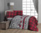 Mixibaby Feinflanell Winter-Bettwäsche Hirsch 2tlg. 100% Baumwolle, Größe:135 x 200 cm, Design Bettwäsche:Happiness Rot