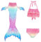 GD-SJK Lässige Badebekleidung für Mädchen, Bikini-Badeanzug, 3-teiliges Set für Kinder, Mädchen, Cosplay (#8,110cm)