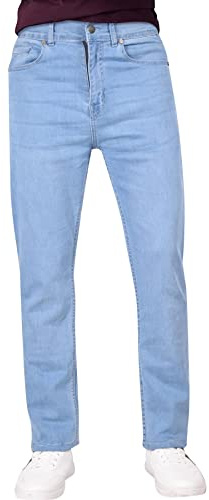 A2Z Mens Relaxed Straight Bootcut Stretch Denim Jeans Loose Fit Trouser Set | Easy Comfort Casual Pants Daily Outings Flexible Gents Fashion Bottoms Wear