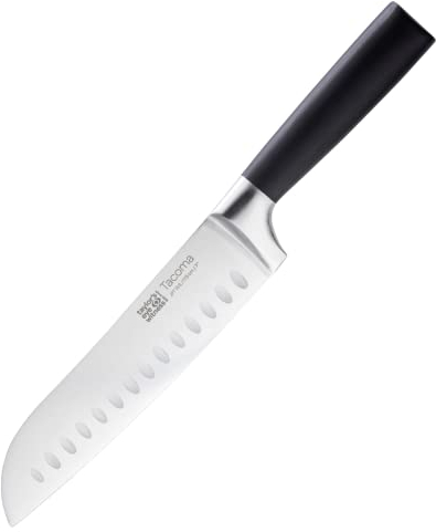 Taylors Eye Witness Tacoma Stainless Steel Santoku Knife Professional 18cm/7 inch Multi-Use Cutting Edge. Durable Full Tang Construction, Razor Sharp Precision Ground Blade.