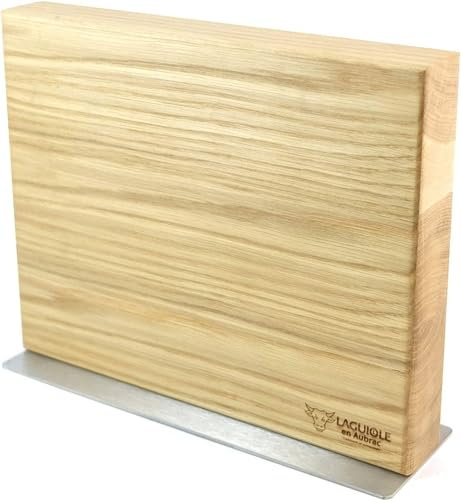 Laguiole En Aubrac Messerblock magnetisch aus Eichenholz, BLOCCHGO