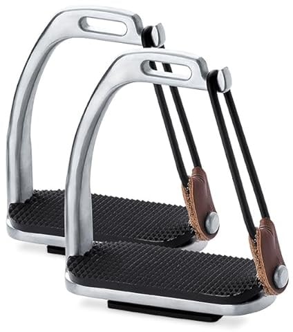 TuffRider Stainless Steel Peacock Safety Stirrups - 4 1/2