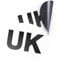Magnetic Car Stickers for Europe - Pack of 2 | 178mm x 133mm UK Car Magnet Badge for Driving Abroad | Waterproof & Easy to Attach Sign for Cars, Vans & Trucks | Tear-Resistant