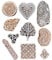 Royal kraft Sortiert Hölzern Block Drucken Stempel (Set von 10) Bulk01_10B