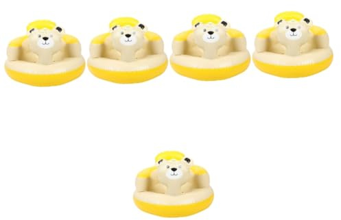 VANZACK 5st Aufblasbares Kindersofa Aufblasbares Sofa Rückenlehne Kindersitze Kleinkind Couch Bodensofa Aufblasbare Couch Duschstuhl Kinder Sofa Liegen Sitzschoner Auto Pvc