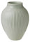 Knabstrup Vase, H 12,5 cm geriffelt, Mint