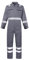 KTWOLEN Men's Work Coveralls Hi Viz Garages Work Boiler Suit Warehouse Workshop Coverall Workwear Boilersuit Overalls, Grey, S