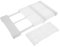 ANDRESLAD Kleiderschrank Trennwand Schrankregale Mit Spann Organizer Stange Verstellbares Gestell Schrank Spind Regal Kleiderschrank Trennwand Kohlenstoffstahl