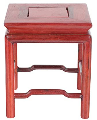 PRETYZOOM Petit Support à Fleurs En Bois Massif Pots De Fleurs D'intérieur Support De Pot De Fleurs Banc Végétal D'extérieur Table D'appoint Carrée Plantes En Plein Air Décor De Bureau Brown