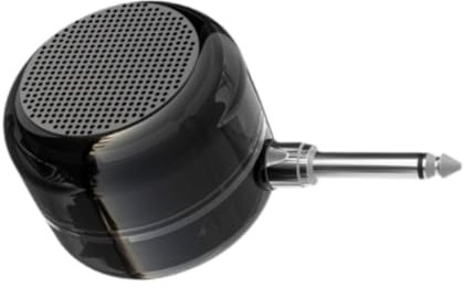 LOVIVER Amplificador de guitarra eléctrica, recargable, de altavoces de sonido de 5 W, altavoz incorporado, miniamplificador de guitarra portátil y, B