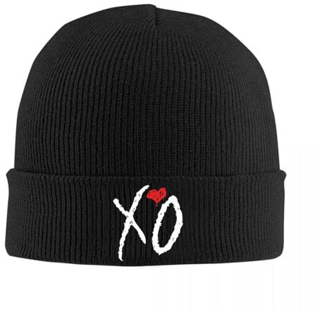 OOOCPUUK Music Tour XO Strickmütze Damen Herren Mützen Herbstmütze Warme Melone Kappe