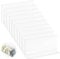 10 Stück Regaltrenner,Regalteiler Schränke,Pvc Schallwand Transparenter,Schrankteiler Acryl Shelf Dividers für Bücherregal,Schlafzimmer Küche Schränke Organisation